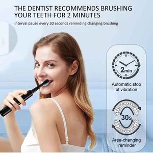 Tandenborstel X1 Elektrische tandenborstel - Gezondheid - Langdurige batterij - verschillende moden - IPX7 Waterproof