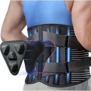 Rugbrace voor Onderrug - S - Extra Rug ondersteuning & Onmiddellijke Pijnverlichting - steun brace - Rugband Voor Onderrug - Orthopedische Postuur Corrector - Rug Corrector voor je Houding - Houding Correctie - Verstelbare Rugband - onderrug brace