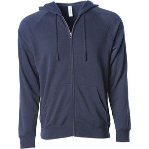 Unisex Midweight Special Blend Zip Hoodie Classic Navy - M