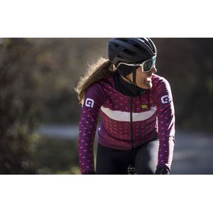 Ale Dames Fietsshirt Lange Mouwen PR-R Stars - Strawberry - XXL - Valt klein