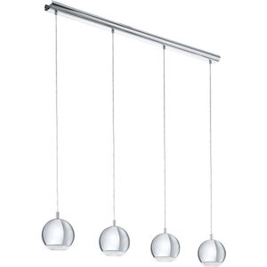 EGLO Conessa - Hanglamp - 4 Lichts - Chroom - Helder