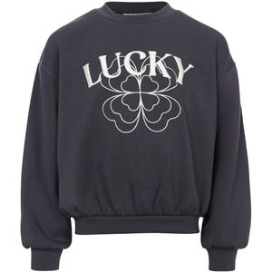 LOOXS 10sixteen 2601-5304-195 Meisjes Sweater - Maat 122/128 - Blauw van 40% Rayon 46% Nylon 4% Spandex