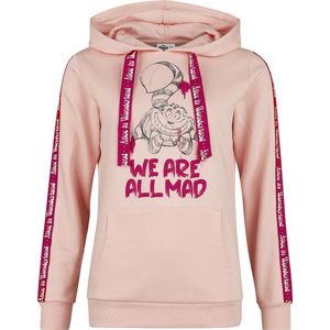 Alice In Wonderland Cheshire Cat - We're All Mad Dames Trui met capuchon - meerkleurig - XXL