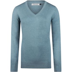 Steppin' Out Damestrui Cotton Cashmere V-hals Sage - Maat S - Heren - Pullovers