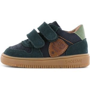 Baby | Klittenbandschoenen | Jongens | Dark Blue Green | Leer | Shoesme | Maat 24