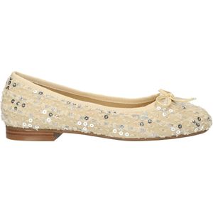 La Strada Ballerina beige met pailletten dames - maat 40