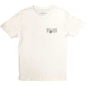The Rolling Stones - Hackney Diamonds Circle Label Heren T-shirt - S - Creme