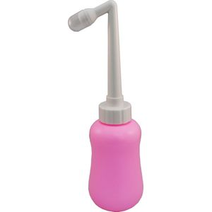 JMT-one - Mobiele Bidet Handdouche - 350ml - Roze - Draagbare bidet - Vakantie / Zomer Tip - Portable Bidet - Peri Bottle - Postpartum - Peri Fles