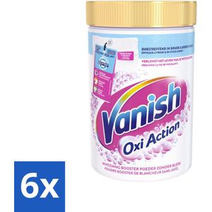 Vanish Oxi Action - Vlekkenverwijderaar Poeder - Witte Was - 710 Gram - Voordeelverpakking - 6 stuks