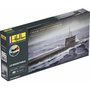 Heller - 1/400 Starter Kit U-boot S/m Le Redoutablehel57075 - modelbouwsets, hobbybouwspeelgoed voor kinderen, modelverf en accessoires