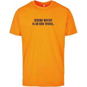 Iedere bocht is er één teveel wintersport t-shirt Oranje XL - soBAD. | Foute apres ski outfit | kleding | verkleedkleren | wintersport t-shirt | wintersport dames en heren