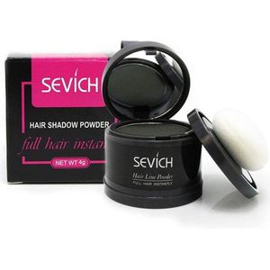 Haarpoeder -Volumepoeder - LICHT BRUIN -  potje met spiegel - Haarlijnpoeder - Haarlijnpoeder - Haarverf - Haarverzorging - camouflage - Hair powder