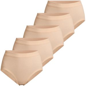 ESGE Dames tailleslip 5 pack Basic - à fines côtes