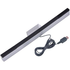 Richer-R bedrade sensorbalk, bedrade infrarood IR-signaalstraalsensorbar/ontvanger voor Wii-consoles