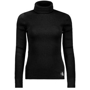 Calvin Klein - Roll Neck Sweater - Zwart - Sweaters