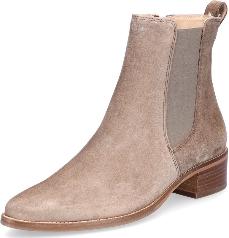 Paul Green - Enkellaarsjes - Beige - Suède