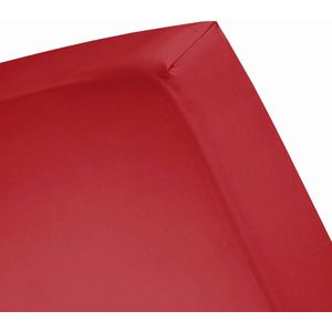 Cinderella Hoeslaken voor Topmatras 90 x 220 - tot Hoekhoogte 12 cm - Rood