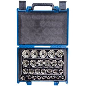 King Tony Doppeldopsleutel Set 1/2"" 12-hoek 8-36mm 27 Delen