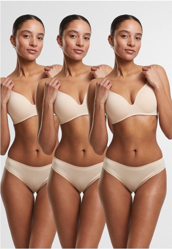 Urban Classics - Bonded Brazilian 3-Pack String - XS - Beige