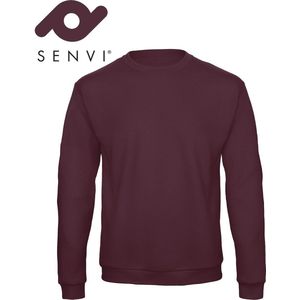 Senvi Basic Sweater (Kleur: Burgundy) - (Maat L)