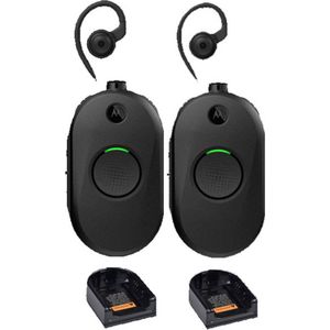Motorola CLP446E Mini Portofoons - Set van 2 - Met Oortje en Tafel Lader