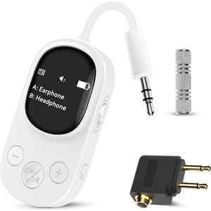 MKSS® Bluetooth Transmitter - Bluetooth Receiver - Adapter - Zwart