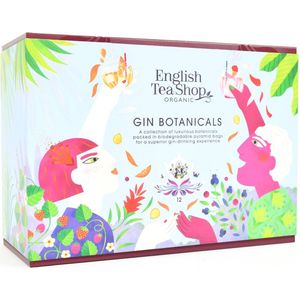 English Tea Shop - Gin Botanicals Gift Box - Geschenkdoos - Theegeschenk - 12 piramidezakjes