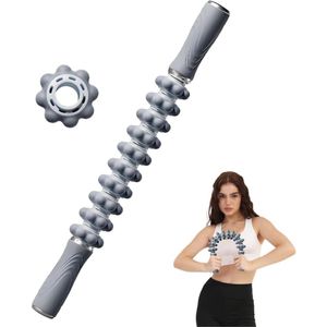 Massagebal - Massage Roller - Massage - Anti-Cellulite & Diepe Spiermassage - Relax - Bindweefselmassages - Voor Rug Nek Schouder Buik Taille Armen en Benen - Blauw