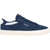 Pepe Jeans - PMS31072 - Trainers - Marineblauw - Plat - Veters