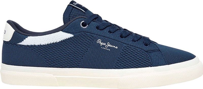 Pepe Jeans - PMS31072 - Trainers - Marineblauw - Plat - Veters