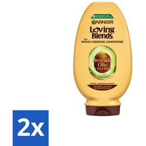 Garnier Loving Blends Avocado Olie en Shea Boter Conditioner 250 ml - Voordeelverpakking - 2 stuks