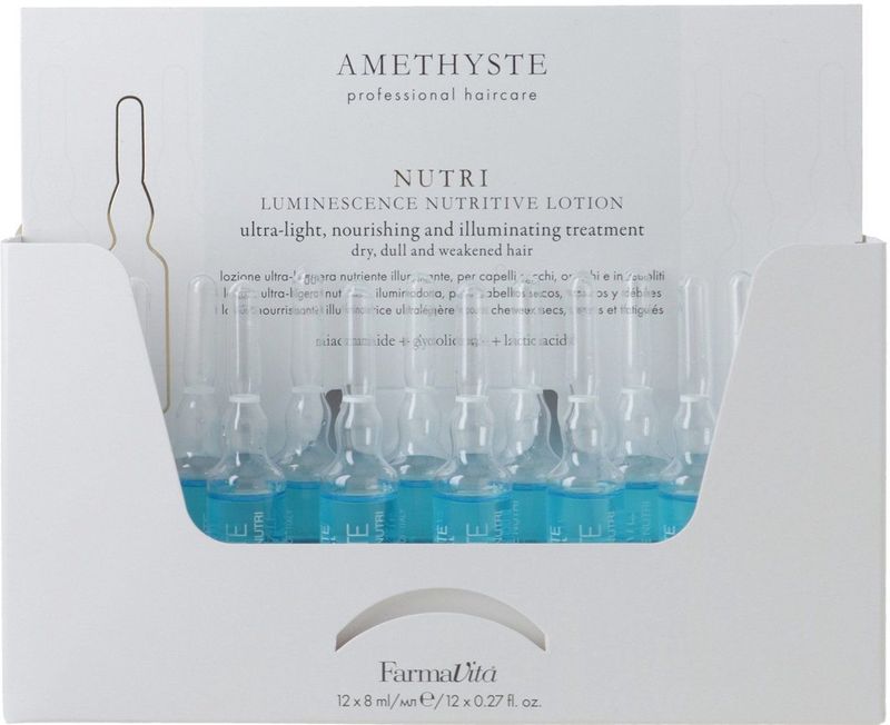 Farmavita - Amethyste Nutri Luminescence - Nutritieve Lotion - 12 x 8 ml