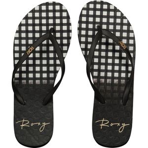 Roxy Viva Stamp Ii Slippers Zwart EU 36 Vrouw