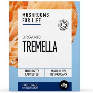Mushrooms4Life Snow Fungus / Tremella Poeder BIO 60g