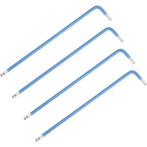 3mm Ball End Hex Sleutelsleutel - Set van 4 stuks voor Huishoudelijke DIY en Machine Repareren