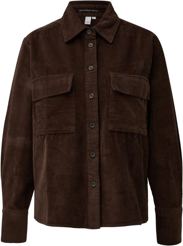 Blouse - Corduroy - Katoenmix - Relaxte Pasvorm