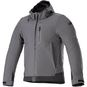 Alpinestars Neo Waterproof Hoodie Tar Gray Black XL - Maat - Jas