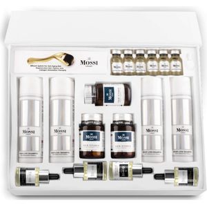 The Mossi London/6 maanden kuur/Haaruitval Therapie/ Ozon Therapie/Derma roller/Serum / Haaruitval Shampoo / Haar vitamine / Biotine
