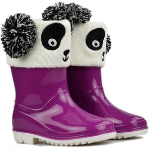 *gevoerd* FashionBootZ regenlaarsjes Panda-25