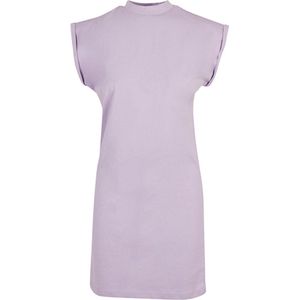 Build Your Brand - Turtle Shoulder Dress - Oversized Damesshirt - Lilac
