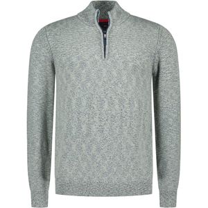 NZA - Gebreide Trui - Groen - Half Zip