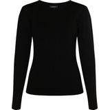 usha - BLACK LABEL - Trui - Zwart - Slanke Pasvorm - Lange Mouw