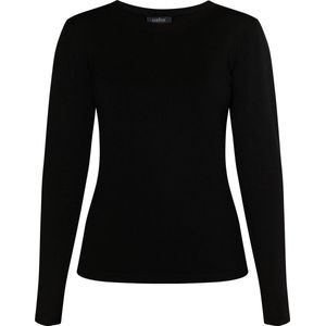 usha - BLACK LABEL - Trui - Zwart - Slanke Pasvorm - Lange Mouw