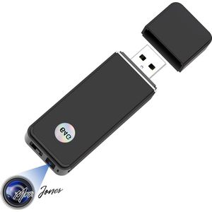Mrs. Jones Mini-spionagecamera 1080p verborgen stijl U-schijf 64 GB met bewegingsdetectie draagbaar geschikt voor video-opname op kantoor klaslokaal vergadering .