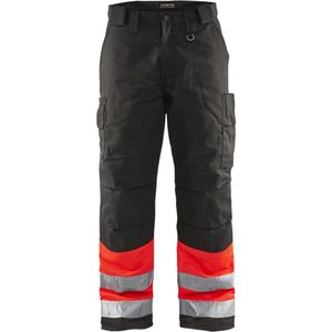 Blaklader Winterwerkbroek High Vis 1862-1811 - High Vis Rood/Zwart - D128