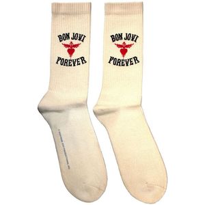 Bon Jovi - Forever Sokken - Creme