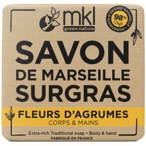 MKL Green Nature Citrusbloesem Surgras Marseille Zeep 100 g