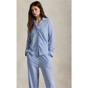 Ralph Lauren, damespyjama, blauwe streep, L