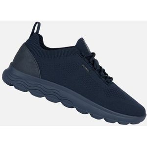 Geox - U Spherica A - Herensneakers - Navy - Synthetisch - Vetersluiting