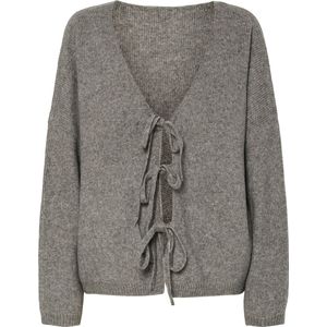 Pieces Vest Pcosa Ls Rev V-neck Tie Knit Pwp Bc 17159364 December Sky Dames Maat - XS